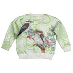 Australia Gumtree And Kookaburra Kid Ugly Christmas Sweater Aboriginal Art - Watercolor Style