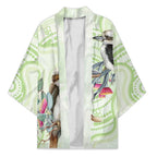 Australia Gumtree And Kookaburra Kimono Aboriginal Art - Watercolor Style - Aussie Hoodie
