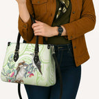Australia Gumtree And Kookaburra Leather Bag Aboriginal Art - Watercolor Style - Aussie Hoodie