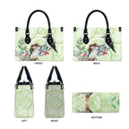 Australia Gumtree And Kookaburra Leather Bag Aboriginal Art - Watercolor Style - Aussie Hoodie