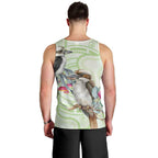 Australia Gumtree And Kookaburra Men Tank Top Aboriginal Art - Watercolor Style