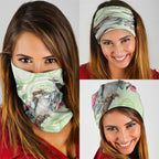 Australia Gumtree And Kookaburra Neck Gaiter Aboriginal Art - Watercolor Style - Aussie Hoodie
