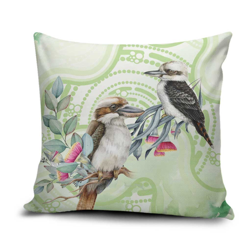 Australia Gumtree And Kookaburra Pillow Cover Aboriginal Art - Watercolor Style - Aussie Hoodie
