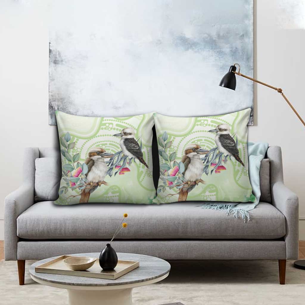 Australia Gumtree And Kookaburra Pillow Cover Aboriginal Art - Watercolor Style - Aussie Hoodie