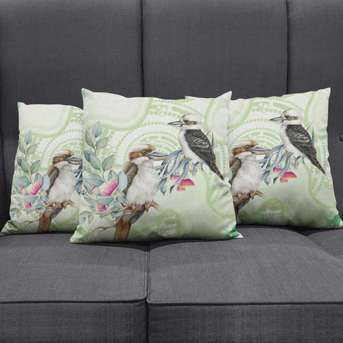 Australia Gumtree And Kookaburra Pillow Cover Aboriginal Art - Watercolor Style - Aussie Hoodie