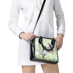 Australia Gumtree And Kookaburra Shoulder Handbag Aboriginal Art - Watercolor Style