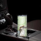 Australia Gumtree And Kookaburra Skinny Tumbler Aboriginal Art - Watercolor Style