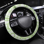 Australia Gumtree And Kookaburra Steering Wheel Cover Aboriginal Art - Watercolor Style