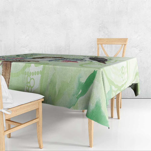 Australia Gumtree And Kookaburra Tablecloth Aboriginal Art - Watercolor Style