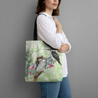 Australia Gumtree And Kookaburra Tote Bag Aboriginal Art - Watercolor Style - Aussie Hoodie