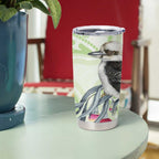 Australia Gumtree And Kookaburra Tumbler Cup Aboriginal Art - Watercolor Style