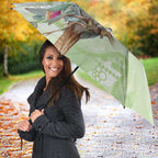 Australia Gumtree And Kookaburra Umbrella Aboriginal Art - Watercolor Style - Aussie Hoodie