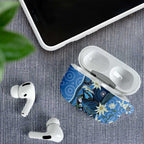 Australia Flannel Flower With Superb Fairy-wren AirPods Case Aboriginal Art - Aussie Hoodie