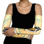 Australia Grevillea And Honeyeaters Arm Sleeves Aboriginal Art - Watercolor Style - Aussie Hoodie