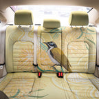 Australia Grevillea And Honeyeaters Back Car Seat Cover Aboriginal Art - Watercolor Style