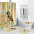 Australia Grevillea And Honeyeaters Bathroom Set Aboriginal Art - Watercolor Style - Aussie Hoodie
