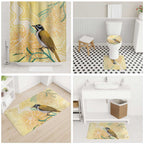 Australia Grevillea And Honeyeaters Bathroom Set Aboriginal Art - Watercolor Style - Aussie Hoodie