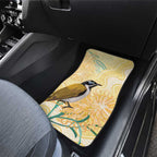 Australia Grevillea And Honeyeaters Car Mats Aboriginal Art - Watercolor Style