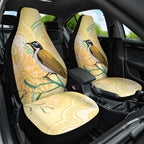 Australia Grevillea And Honeyeaters Car Seat Cover Aboriginal Art - Watercolor Style