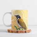 Australia Grevillea And Honeyeaters Ceramic Mug Aboriginal Art - Watercolor Style - Aussie Hoodie