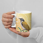 Australia Grevillea And Honeyeaters Ceramic Mug Aboriginal Art - Watercolor Style - Aussie Hoodie