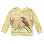 Australia Grevillea And Honeyeaters Kid Ugly Christmas Sweater Aboriginal Art - Watercolor Style