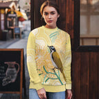 Australia Grevillea And Honeyeaters Ugly Christmas Sweater Aboriginal Art - Watercolor Style