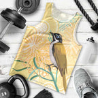 Australia Grevillea And Honeyeaters Men Tank Top Aboriginal Art - Watercolor Style