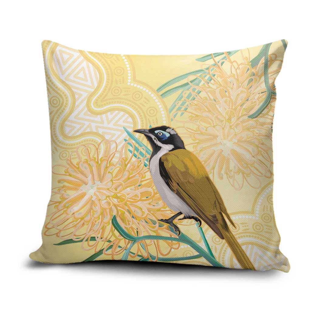 Australia Grevillea And Honeyeaters Pillow Cover Aboriginal Art - Watercolor Style - Aussie Hoodie