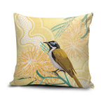 Australia Grevillea And Honeyeaters Pillow Cover Aboriginal Art - Watercolor Style - Aussie Hoodie