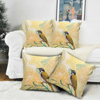 Australia Grevillea And Honeyeaters Pillow Cover Aboriginal Art - Watercolor Style - Aussie Hoodie