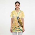 Australia Grevillea And Honeyeaters Scrub Top Aboriginal Art - Watercolor Style - Aussie Hoodie