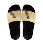 Australia Grevillea And Honeyeaters Slide Sandals Aboriginal Art - Watercolor Style - Aussie Hoodie