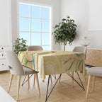 Australia Grevillea And Honeyeaters Tablecloth Aboriginal Art - Watercolor Style
