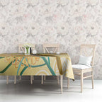 Australia Grevillea And Honeyeaters Tablecloth Aboriginal Art - Watercolor Style