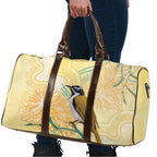Australia Grevillea And Honeyeaters Travel Bag Aboriginal Art - Watercolor Style - Aussie Hoodie
