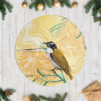 Australia Grevillea And Honeyeaters Tree Skirt Aboriginal Art - Watercolor Style