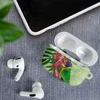 Australia Bottlebrush And Lorikeets AirPods Case Aboriginal Art - Watercolor Style - Aussie Hoodie