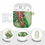 Australia Bottlebrush And Lorikeets AirPods Case Aboriginal Art - Watercolor Style - Aussie Hoodie