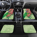 Australia Bottlebrush And Lorikeets Car Mats Aboriginal Art - Watercolor Style