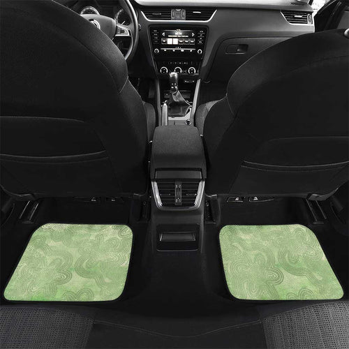 Australia Bottlebrush And Lorikeets Car Mats Aboriginal Art - Watercolor Style