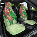 Australia Bottlebrush And Lorikeets Car Seat Cover Aboriginal Art - Watercolor Style