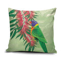 Australia Bottlebrush And Lorikeets Pillow Cover Aboriginal Art - Watercolor Style - Aussie Hoodie