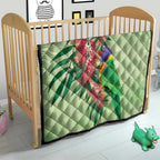 Australia Bottlebrush And Lorikeets Quilt Aboriginal Art - Watercolor Style