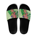 Australia Bottlebrush And Lorikeets Slide Sandals Aboriginal Art - Watercolor Style - Aussie Hoodie