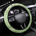 Australia Bottlebrush And Lorikeets Steering Wheel Cover Aboriginal Art - Watercolor Style