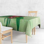 Australia Bottlebrush And Lorikeets Tablecloth Aboriginal Art - Watercolor Style