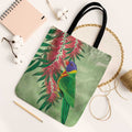 Australia Bottlebrush And Lorikeets Tote Bag Aboriginal Art - Watercolor Style - Aussie Hoodie