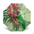 Australia Bottlebrush And Lorikeets Umbrella Aboriginal Art - Watercolor Style - Aussie Hoodie