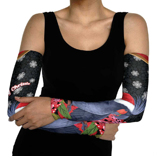 Australia Palm Cockatoo Christmas Arm Sleeves Probosciger Aterrimus Waratah Merry Chrissie - Aussie Hoodie